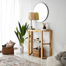 Hanah Home Trapezoid - Roble
